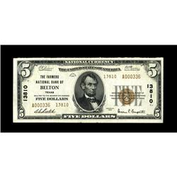 Belton, TX - $5 1929 Ty. 2 The Farmers NB Ch. # 13810A 