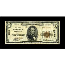 Bogata, TX - $5 1929 Ty. 1 The First NB Ch. # 10483A co 