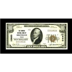 Brenham, TX - $10 1929 Ty. 1 The Farmers NB Ch. # 10860 