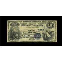 Childress, TX - $10 1882 Value Back Fr. 577 The City NB 