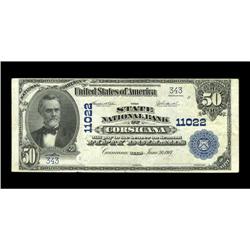 Corsicana, TX - $50 1902 Plain Back Fr. 682 The State N 