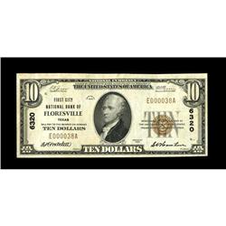 Floresville, TX - $10 1929 Ty. 1 First City NB Ch. # 63 