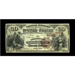 Goldthwaite, TX - $20 1882 Brown Back Fr. 504 The Goldt 