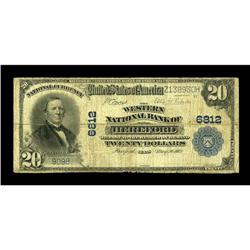 Hereford, TX - $20 1902 Plain Back Fr. 650 The Western 