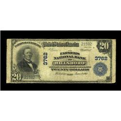 Hillsboro, TX - $20 1902 Plain Back Fr. 652 The Farmers 