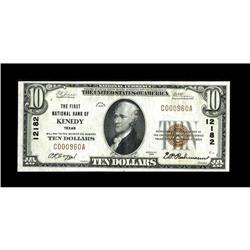 Kenedy, TX - $10 1929 Ty. 1 The First NB Ch. # 12182An 