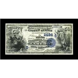 Laredo, TX - $50 1882 Date Back Fr. 563 The Milmo NB Ch 