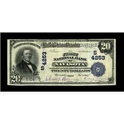 Navasota, TX - $20 1902 Plain Back Fr. 653 The First NB 