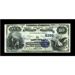 Nocona, TX - $10 1882 Value Back Fr. 577 The Nocona NB 