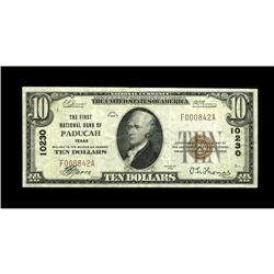 Paducah, TX - $10 1929 Ty. 1 The First NB Ch. # 10230A 