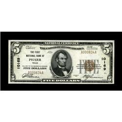 Pharr, TX - $5 1929 Ty. 1 The First NB Ch. # 10169A lov 
