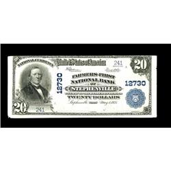 Stephenville, TX - $20 1902 Plain Back Fr. 661 Farmers- 