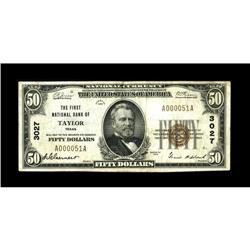 Taylor, TX - $50 1929 Ty. 1 The First NB Ch. # 3027 