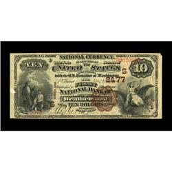 Weatherford, TX - $10 1882 Brown Back Fr. 490 The First 