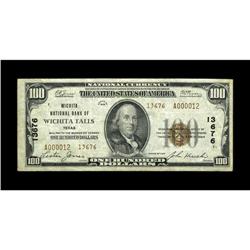 Wichita Falls, TX - $100 1929 Ty. 2 Wichita NB Ch. # 13 