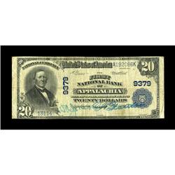 Appalachia, VA - $20 1902 Plain Back Fr. 652 The First 