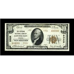 Covington, VA - $10 1929 Ty. 2 The Citizens NB Ch. # 53 