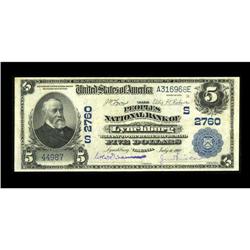 Lynchburg, VA - $5 1902 Plain Back Fr. 598 The Peoples 