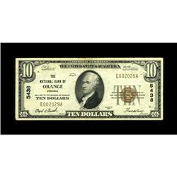 Orange, VA - $10 1929 Ty. 1 The NB of Orange Ch. # 5438 