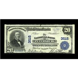 Petersburg, VA - $20 1902 Plain Back Fr. 651 The NB of 