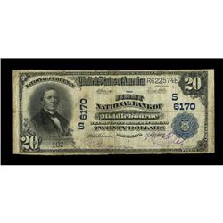 Middlebourne, WV - $20 1902 Plain Back Fr. 660 The Firs 