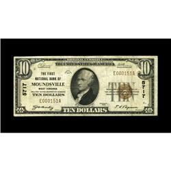 Moundsville, WV - $10 1929 Ty. 1 The First NB Ch. # 571 