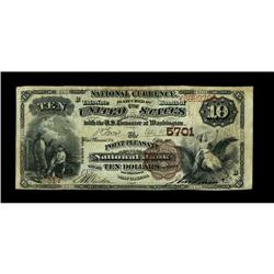 Point Pleasant, WV - $10 1882 Brown Back Fr. 490 The Po 