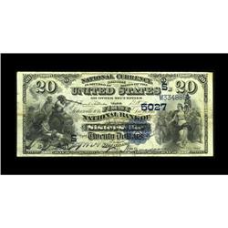 Sistersville, WV - $20 1882 Date Back Fr. 552 The First 