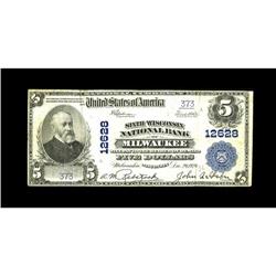 Milwaukee, WI - $5 1902 Plain Back Fr. 609 Sixth Wiscon 