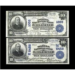 Milwaukee, WI - $10 1902 Plain Back Fr. 624 The Nationa 