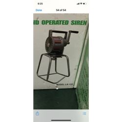Hand Operated Siren