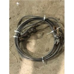 steel cable with hooks