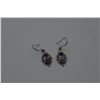 Image 1 : Sterling Silver Earrings with stone
