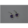 Image 1 : Sterling Silver Earrings with stone