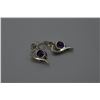 Image 3 : Sterling Silver Earrings with stone