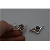 Image 4 : Sterling Silver Earrings with stone