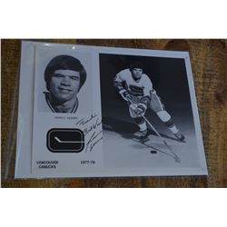 Autographed Dennis Kearns photo