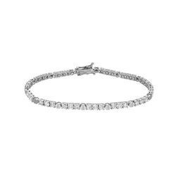 Natural 4.85 CTW Diamond & Bracelet 18K White Gold - REF-473R4K