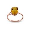 Image 1 : Genuine 2.2 ctw Citrine Ring 14KT Rose Gold - REF-27Y8F