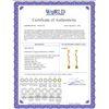 Image 2 : Genuine 4.35 ctw Citrine & Diamond Earrings 14KT Yellow Gold - REF-62N3R