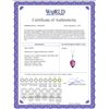 Image 2 : Genuine 9.5 ctw Amethyst Necklace 14KT Rose Gold - REF-21M2T