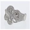 Image 1 : 1.37 CTW Diamond Ring 14K White Gold - REF-135W3H