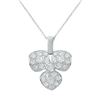 Image 1 : 1.06 CTW Diamond & Diamond Pendant 18K White Gold - REF-100F2N