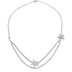 Natural 3.73 CTW Diamond Necklace 14K White Gold - REF-287W3H