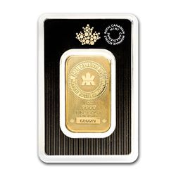 Genuine 1 oz 0.9999 Fine Gold Bar - Royal Canadian Mint