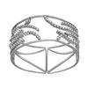 Image 1 : Natural 1.52 CTW Diamond Bangle 18K White Gold - REF-410T4X