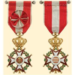 Medal - MONACO - ORDER OF ST. CHARLES