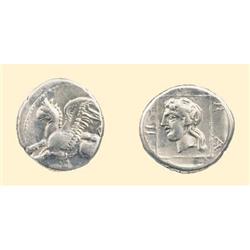 GREEK COINS - THRACE - Abdera - AR Drachm