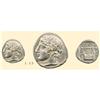 Image 1 : GREEK COINS - Chalkidian League - AR Tetradrachm