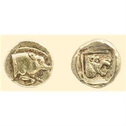 GREEK COINS - LESBOS - Mytilene EARLY ELECTRUM - EL Hekte